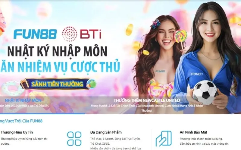 Nhà cái uy tín Fun88 đích thị là huyền thoại  đổi thưởng thế hệ mới