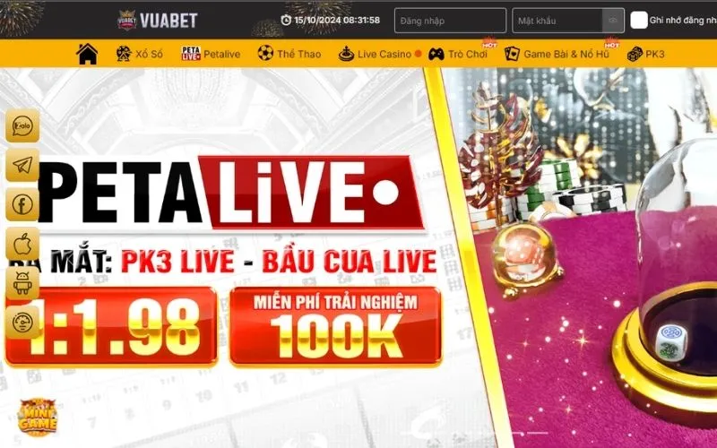 Vuabet88 đẳng cấp với nhiều game hợp xu hướng